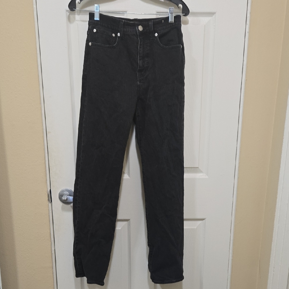 Madewell 90s Straight Black Jeans
